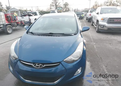 2013 Hyundai Elantra Gls from USA, damaged, VIN KMHDH4AE7DU966836